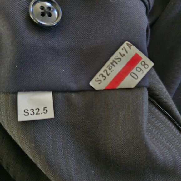 Marcraft Wool Dress Pants Navy Blue Mens Sz 32 x 28 Pleated Front Classic Cuff - Picture 11 of 11